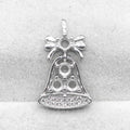 Sterling Silver 3*3mm Semi Mount Pendant Empty Frame Blank Support Setting S925 Base Holder Without Center Stone for DIY Inlay