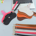 Wholesale PU Leather  Eye Ware Glasses Storage Bag Sunglasses Case Hanging Outdoor Decoration Glasses Carrier