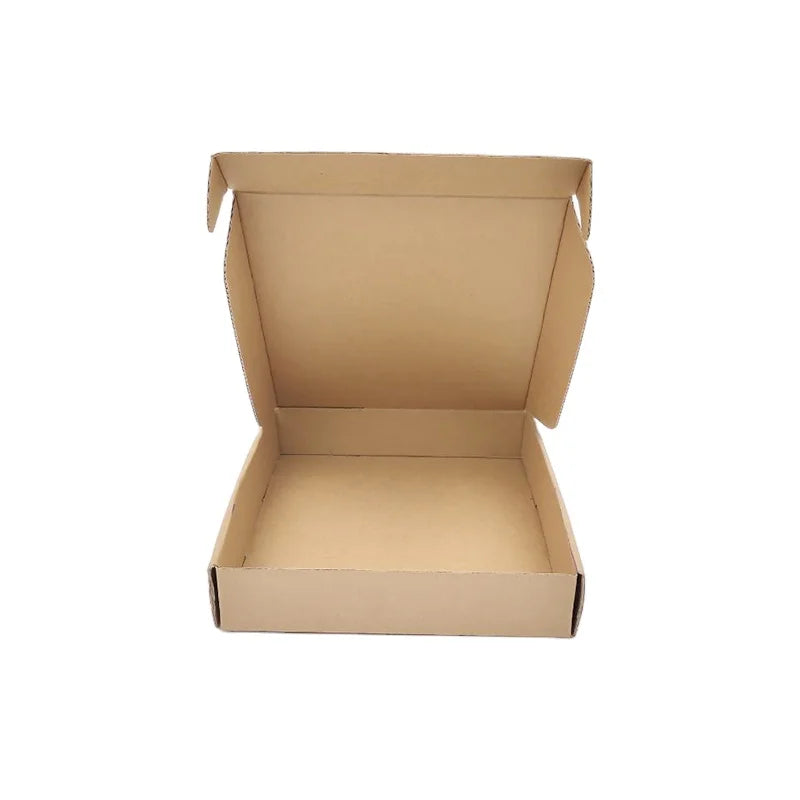 Brown Corrugated Industrial Self Erecting Eco-friendly Paper Packaging Box Embossing UV Coating Custom Logo Factory Wholesale