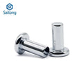 Direct Factory Supply Hot Sale Nickel-Plated Iron Galvanized Flat Head Solid Rivets Fasteners for Motorcycle Parts