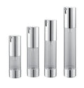 Electroplated Bright Silver AS Vacuum Bottle Foundation Lotion Bottle Isolation Cream Bottle
