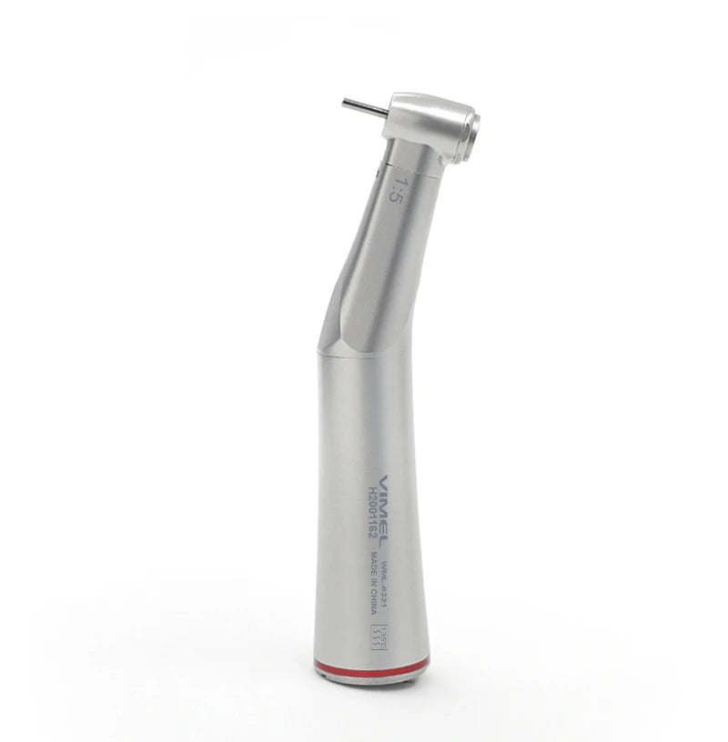 Push Button 4 Way Spray 1:5 Speed Increase Contra Angle Dental Handpiece with Optic Fiber Manual CE Certified 200000 RPM