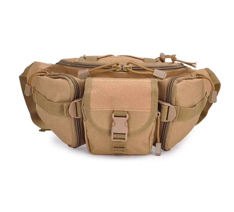Outdoor Waterproof Tactical Bag Waist Fanny Pack Camping Fishing Bumbag Pouch Waist Bag Tactical