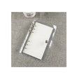 Customized 2022 Planner clear Pvc 6rings Spiral Business Office Planner Journal Notebook Transparent A4 A5 A6 Budget Binder