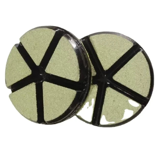 80mm for Concrete Grinding 3 Inch 5 Segment Diamond Ceramic Polishing Pads