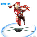 COEUS 80cm 1280 LED 3D Holographic Advertising Machine 8G Memory Card 3D Fan Holograma Ventilador for Indoor Outdoor Education