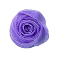 Factory Direct Royal Blue 3D Organza Artificial Rose Flowers with Sequins Felt and Resin for Decorative Purposes