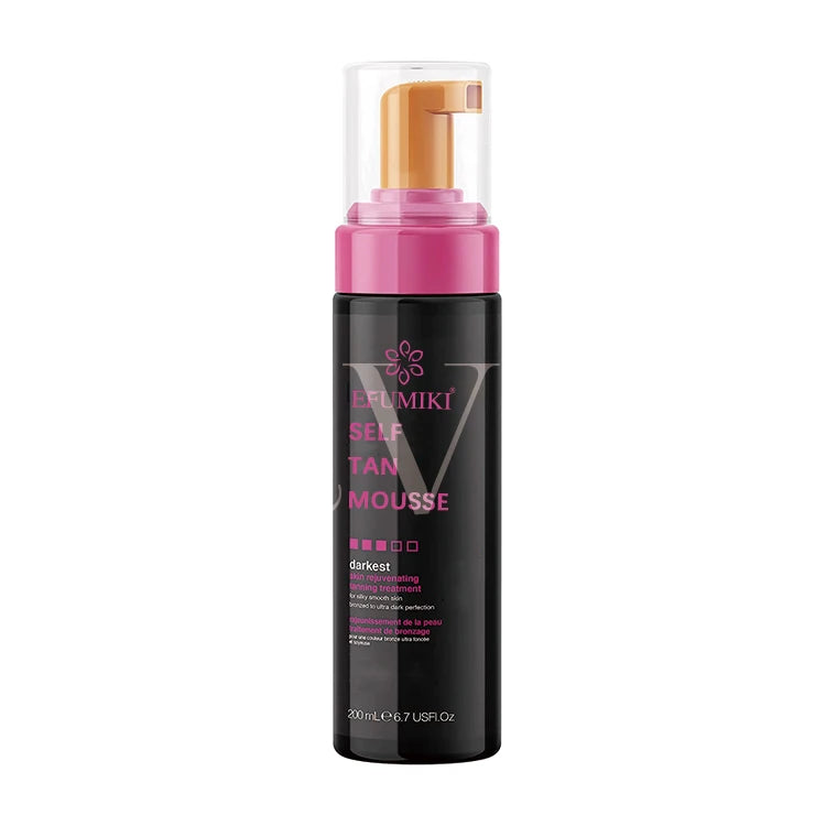 Oem Private Label Organic Self Tanner Lotion Custom Sun Tanning Dark Tanning Mousse