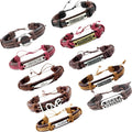 Manufacturer Engraved Best Friend Live Love Laugh YOLO Kiss Sister Friendship Gift Mantra Genuine Leather Bracelet