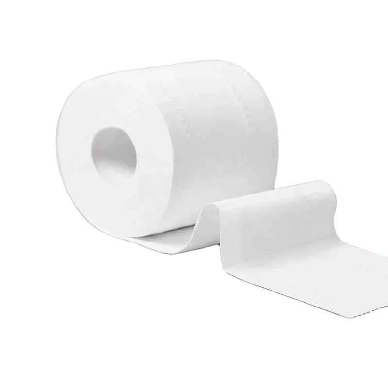 Wholesale 100 %Vigin Wood Pulp Plastic Free Custom Design Printed Jumbo Roll Toilet Paper