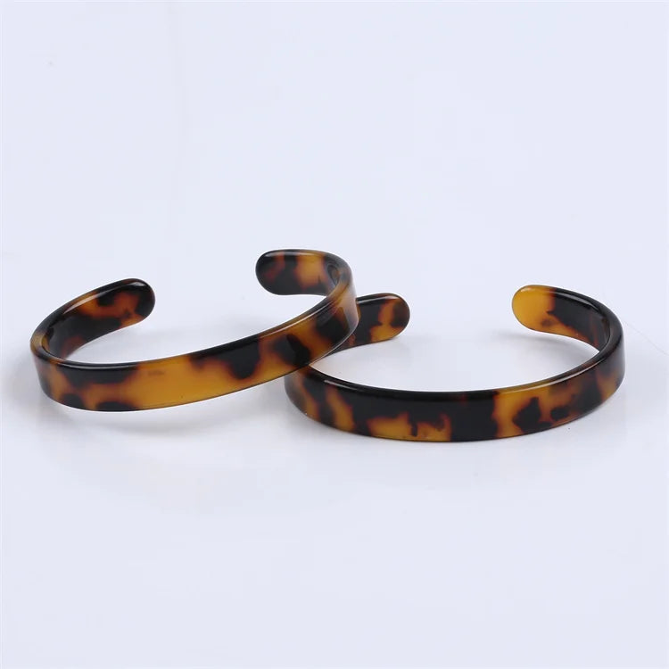 Bangle Acrylic Cuff Bangle Bracelet for Women and Girls