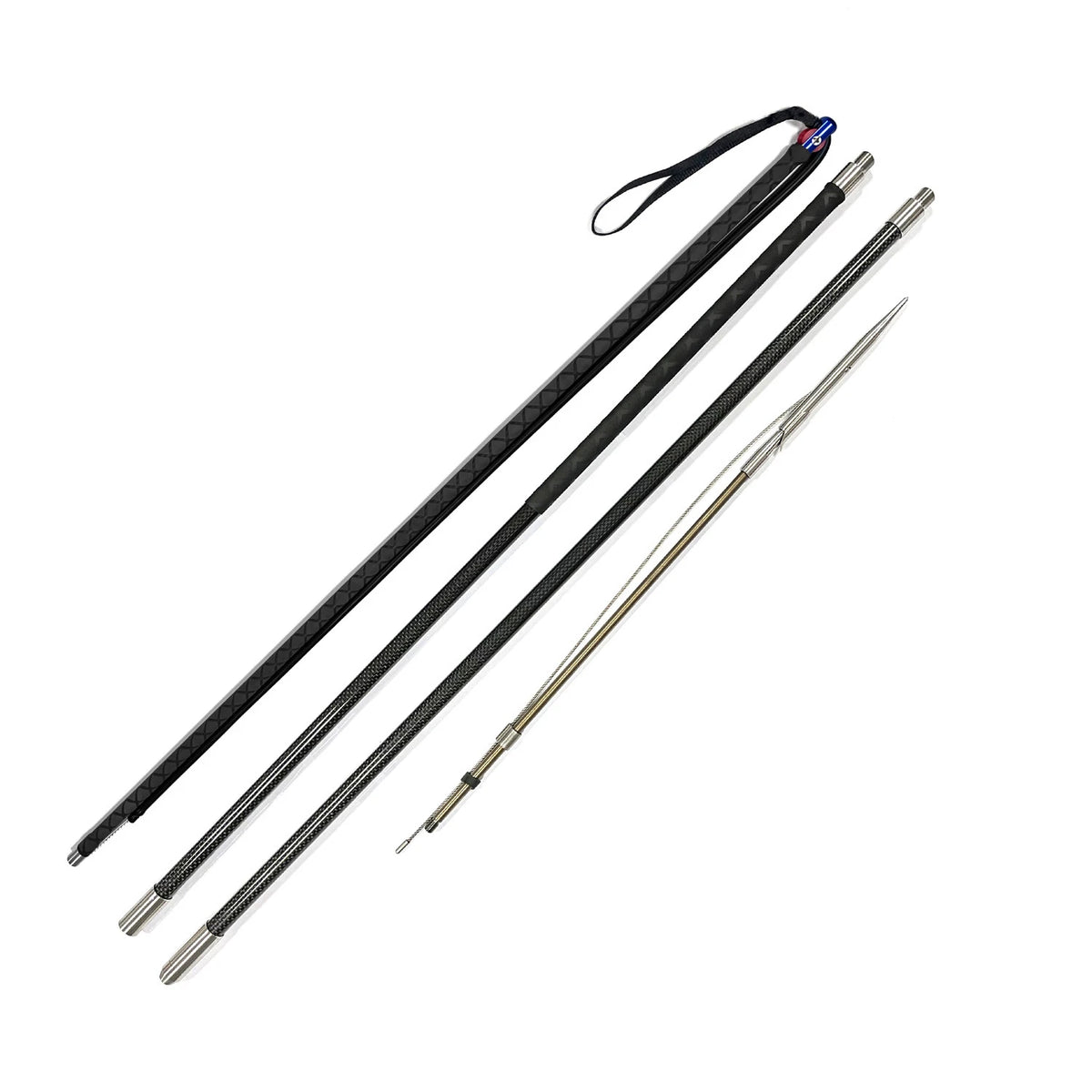 Roller Pole Spear Carbon Fiber Spearfishing Equipment for Profesional Spearos With Slip Tip for Underwater Catching Big Fish