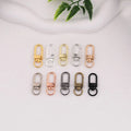Wholesale 33mm Newest Zinc Alloy Lock-Shaped Keychains Key Buckle Key Ring Key Chain Rings for Backpack Bag DIY Accessories