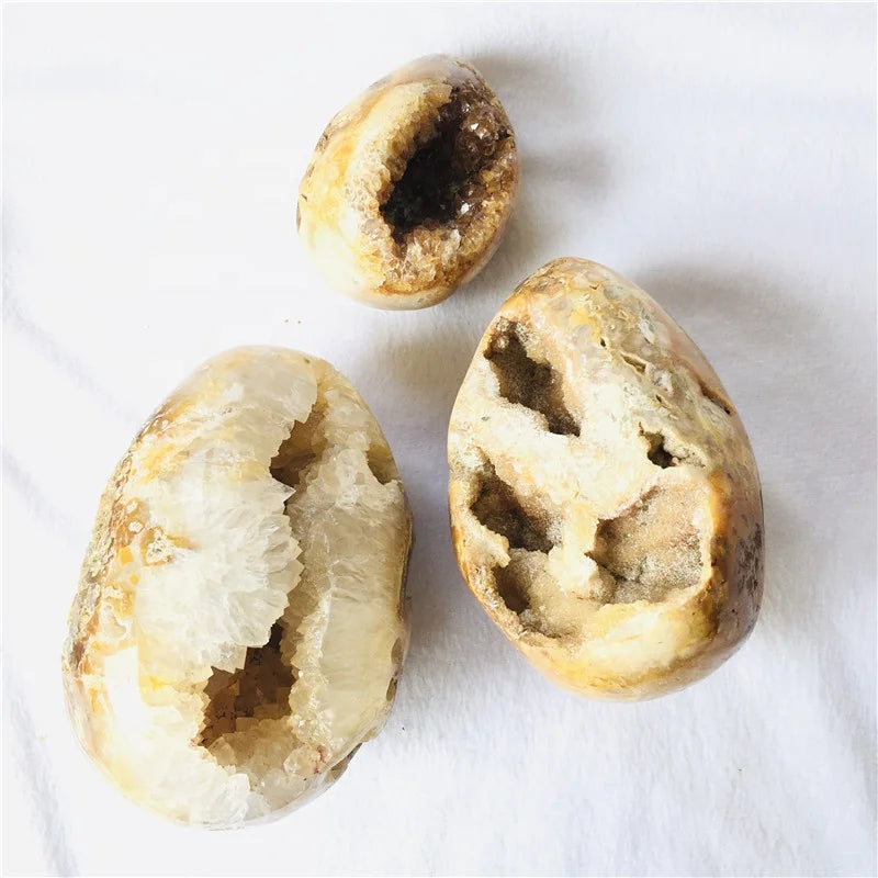 Wholesale Natural  Primary Ore Standard  Agate  Egg   Crystal  Egg for Decoration