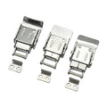 XK703 Spring Loaded Suitcase Chest Tool Box Locking Toggle Latch Hasp Lock Hardware Toggle Buckle Clasp Lock Cabinet Hinges