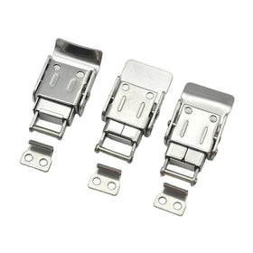 XK703 Spring Loaded Suitcase Chest Tool Box Locking Toggle Latch Hasp Lock Hardware Toggle Buckle Clasp Lock Cabinet Hinges