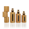 Portable Bamboo Travel Cologne Perfume Bottles Atomizer Refillable Mini Empty Perfume Spray Bottle With Fine Mist Sprayer