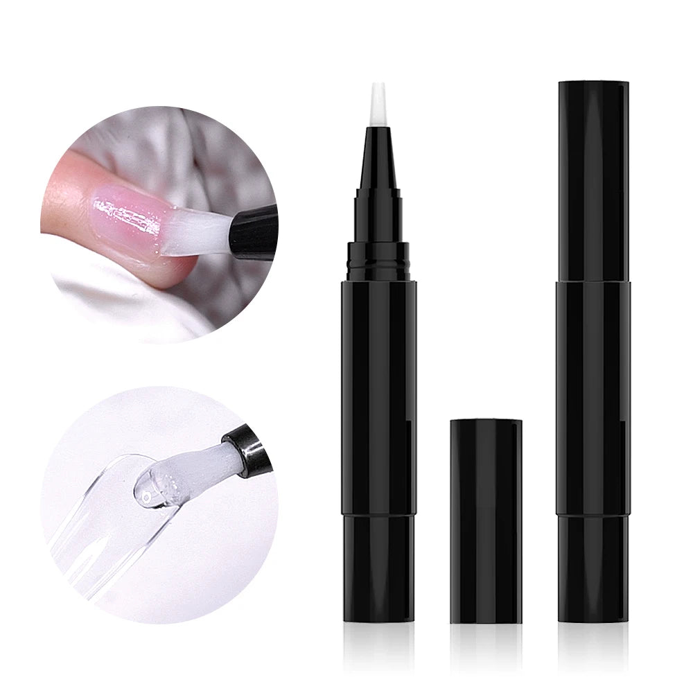 MissGel 3 in 1 Brush Pen Clear Color Rubber Base Gel Custom Private Label Vegan UV Gel Polish Nail Primer for Nail