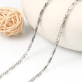 Stylish Stainless Steel Chains for Decoration DIY Jewelry Wholesale Square Thin Link Chain for Making Necklace and Bracelet
