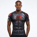 Digital Printed Men's Goku Vegeta Anime Slim Fit T-Shirt Spandex/Polyester Fabric Anti-Pilling Quick Dry Features