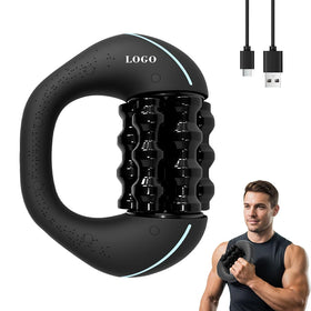 2025 Mini Electric Roller Massage Device Handheld Body Muscle Relax Fascia Roller Portable Handheld Massage Roller