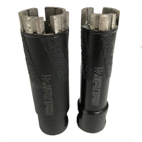 Diamond Core Drilling Bits With Vacuum Brazed Protected Teeth Dry Use for granite marble and concrete floor