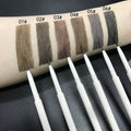Custom Private Label Mineral Long Lasting Waterproof Eyebrow Pencil for Eye Brow Makeup Telescopic Vegan White Slender Daily Use