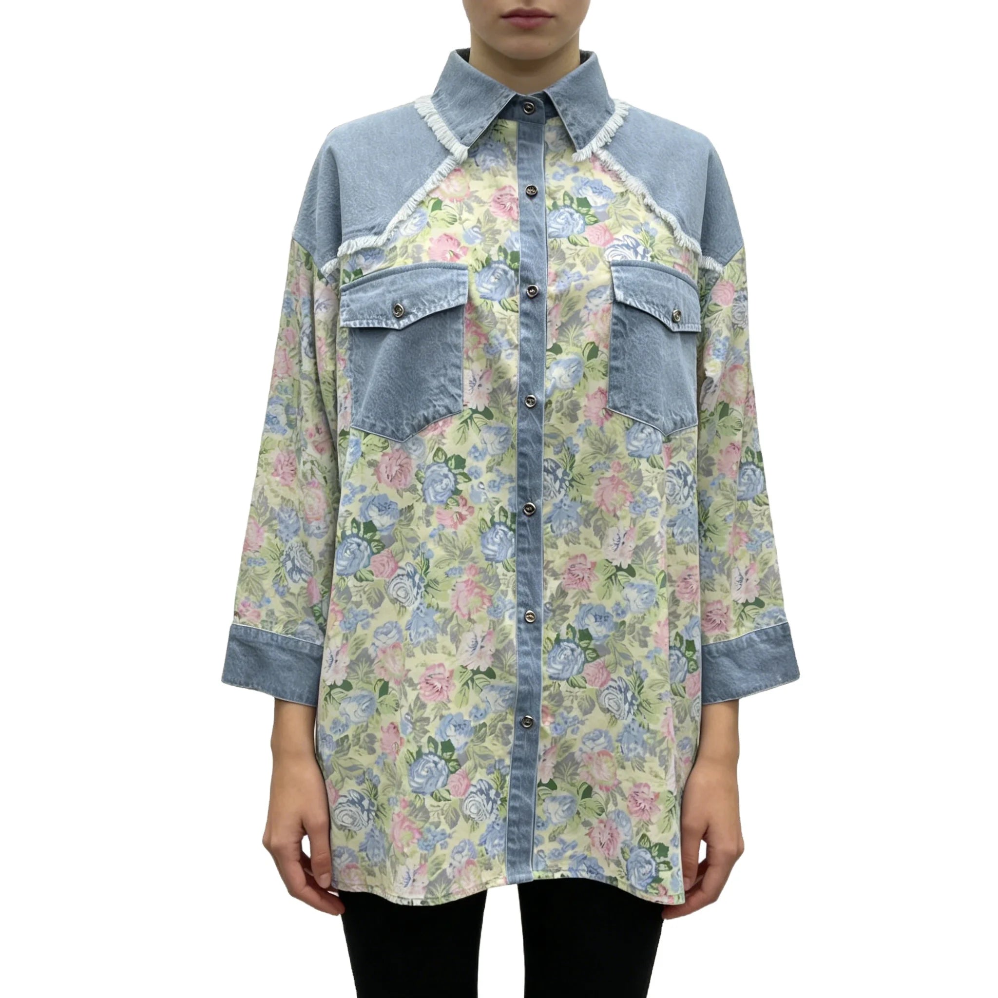 Beautiful Design Flower Shirt Custom Shirts With Logo High Quality Blouses