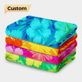 High Quality Custom Summer Velour Beach Towel Novelty Pattern Oversized Sand-Free for Sublimation Printing Logo Cotton Material