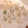 G1484 Hot Sale Jewelry Spinning Pendant Charm Fidget Rotating Anxiety Spinner Pendant DIY Necklaces Making Jewelry