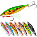 Jigging Slow 14-30grams Vertical Jig Fishing 7 Color Ice Fishing Jigg with Hooks