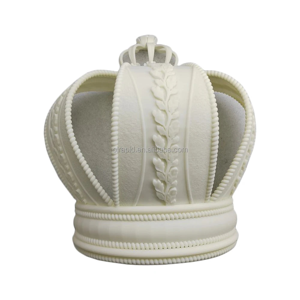 Custom Large Size 3D Printed Jewelry One-Piece Molding with Crown Customization Metal and Steel Material Machining Process