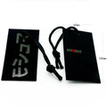 Luxury Print Tag hang New Models Design Custom Black Card Hangtags for Garment