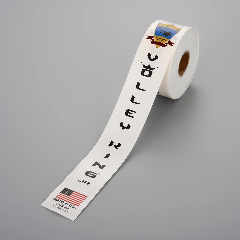 Custom logo Print Vinyl Roll Packaging Labels Adhesive Waterproof Transparent Stickers