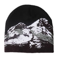 Wholesale Jacquard Logo Plain Streetwear Black Slouch Knit Hats Sport Custom Labels Beanie Hat for Women Beanie