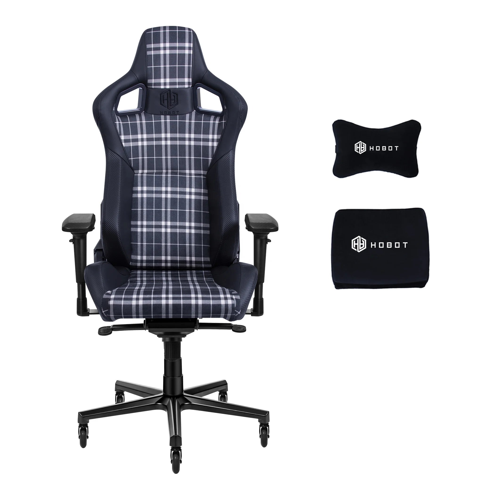 Big Tall Executive Chair Racing Ergonomic PU Leather Stainless Steel Frame Wide Seat Reclining Back Adjustable Armrest Adult
