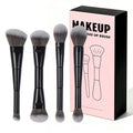 Best Seller Professional Double-ended Makeup Brush Feathered Bristles for a Natural and Comfortable Makeup Application