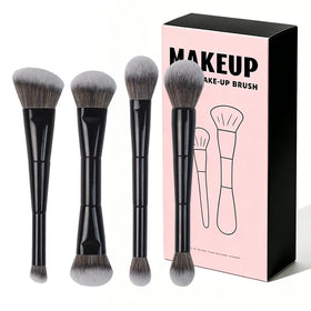 Best Seller Professional Double-ended Makeup Brush Feathered Bristles for a Natural and Comfortable Makeup Application