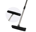 Adjustable All Surface Eco-Friendly 55inch Silicone Rubber Floor Carpet Brush Pet Hair Removal Magic Broom for Home Use