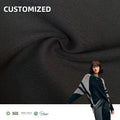 Soft OEKO-100 Sustainable 68% Organic Cotton 28% Bamboo 4% Spandex Rib Fabric for Clothing
