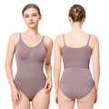 V-Neck Womens Bodysuit Tummy Control Butt Lifter Slimming Seamless Body Shaper Shapewear for Femme