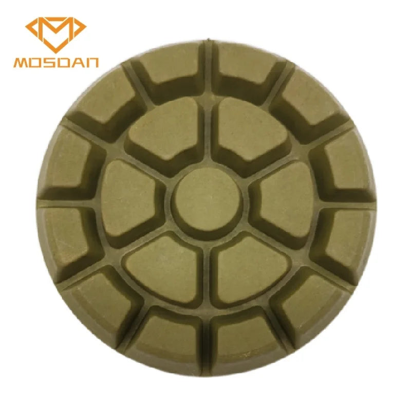 3 Inch Resin Bond Wet Diamond Floor Polishing Pads for Power Trowel Machine