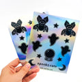 Custom A5 Planner Hologram Laser Kiss Cutting Sticker Sheet