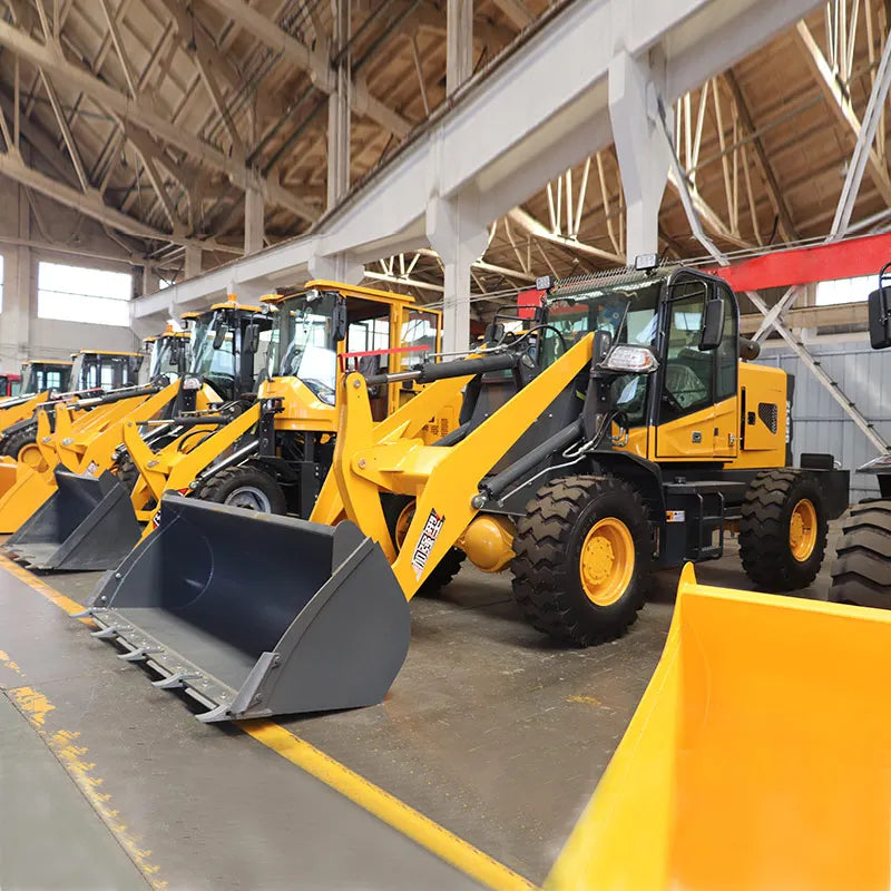 SDJG Mini Compact Boom Loader 1 Ton 1.2 Ton 1.5 Ton 1.8 Ton Front End Wheel Loaders with Accessories for Sale