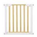 White Safety Baby Gate Easy Installation Durable Metal Child Baby Stair Gate