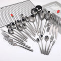 18/10 Restaurant Cutlery Set Stainless Steel Steak Knife Fork Spoon Silverware Reusable Stainless Steel Flatware Set