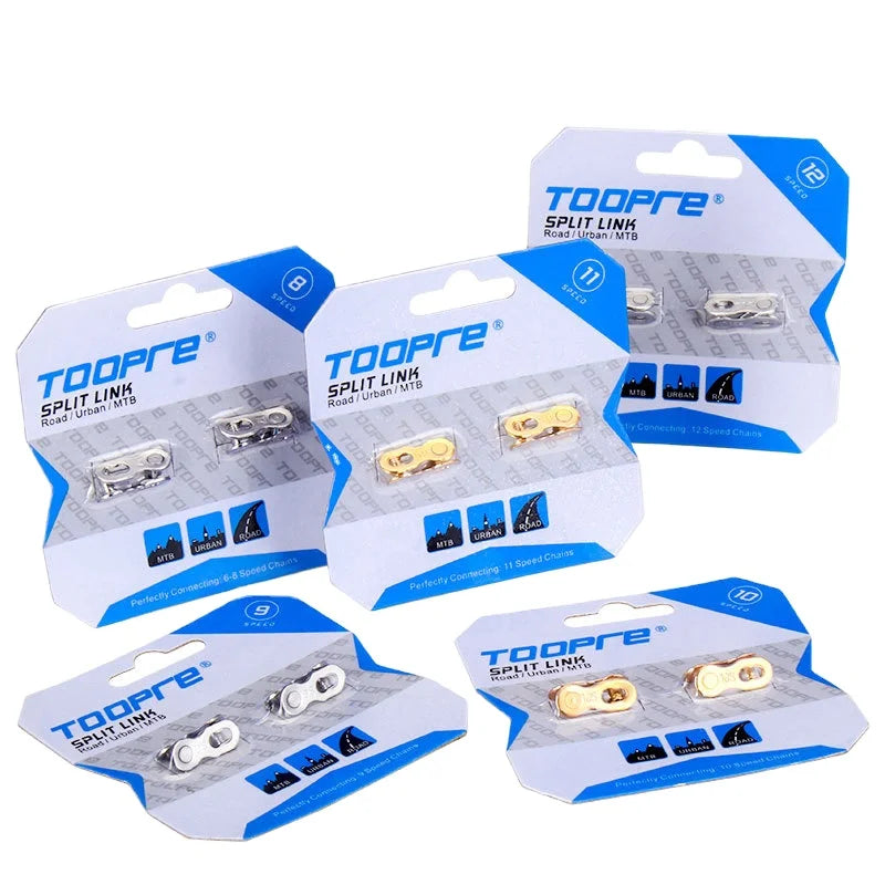 Bicycle Chain Magic Buckle 8/9/10/11/12 Speed Mountain Bike Chain Split Link Quick Release Buckle Set