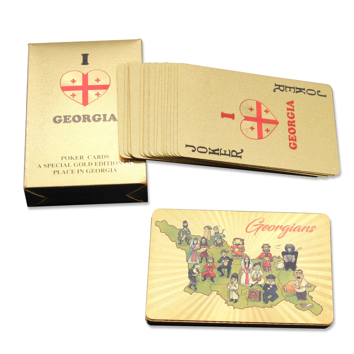 New OEM Logo Black Poker Card Gold Waterproof Egyptian Playing Cards