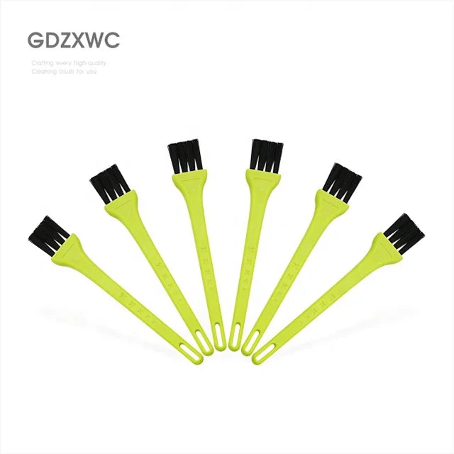 A Dollar Items Kitchen Equipment Brush for Phone Repair Green Black Cleaning Brushes 13-cm long Safe Bristles Ended Hanging Hole