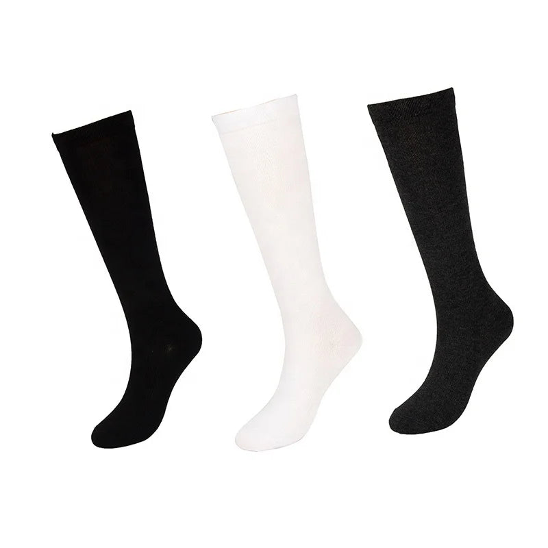 Wholesale 15-20 Mmhg Maternity Circulation Socks Bamboo Knee High Compression Socks for Women